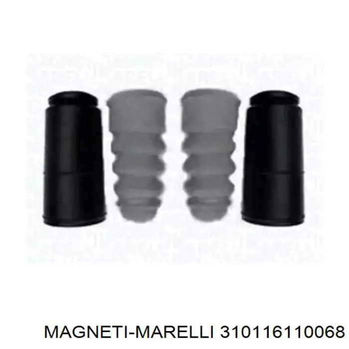 310116110068 Magneti Marelli almohadilla de tope, suspensión trasera
