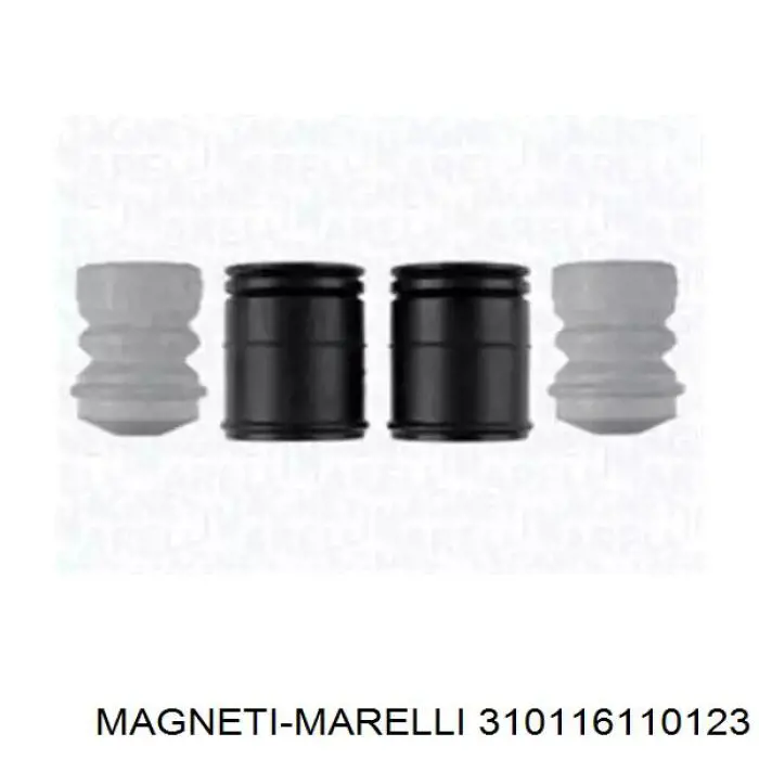 310116110123 Magneti Marelli tope de amortiguador trasero, suspensión + fuelle