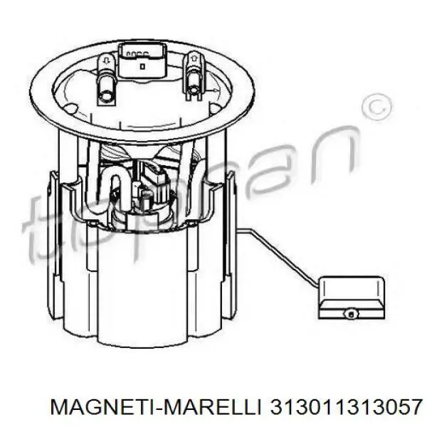 313011313057 Magneti Marelli módulo alimentación de combustible