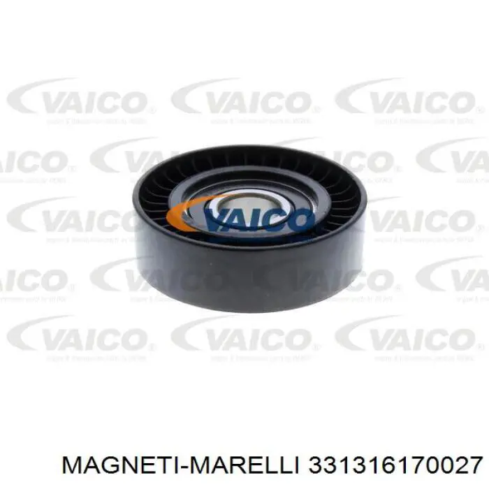 331316170027 Magneti Marelli polea inversión / guía, correa poli v