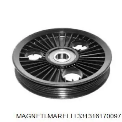 331316170097 Magneti Marelli polea inversión / guía, correa poli v