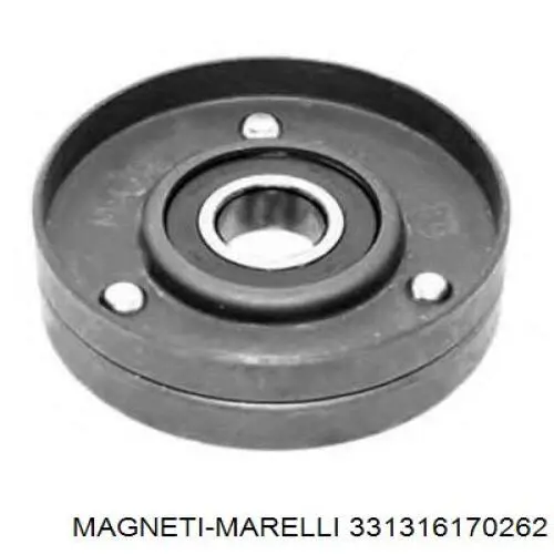 331316170262 Magneti Marelli rodillo, correa trapecial poli v