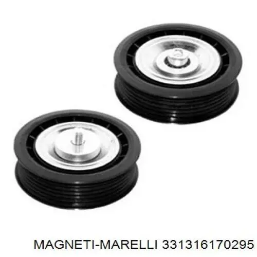 331316170295 Magneti Marelli rodillo, correa trapecial poli v