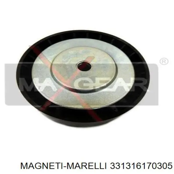 331316170305 Magneti Marelli rodillo, correa trapecial poli v