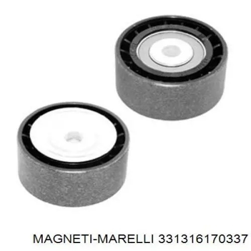 331316170337 Magneti Marelli polea inversión / guía, correa poli v