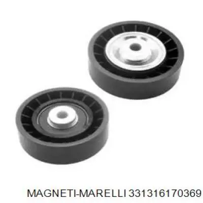 331316170369 Magneti Marelli polea inversión / guía, correa poli v