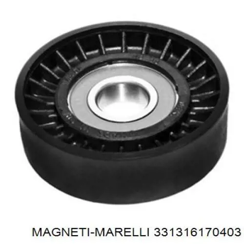 331316170403 Magneti Marelli rodillo, correa trapecial poli v