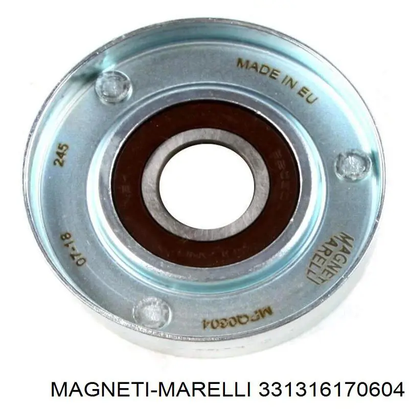 331316170604 Magneti Marelli rodillo, correa trapecial poli v