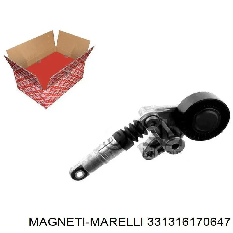 Polea tensora correa poli V 331316170647 Magneti Marelli