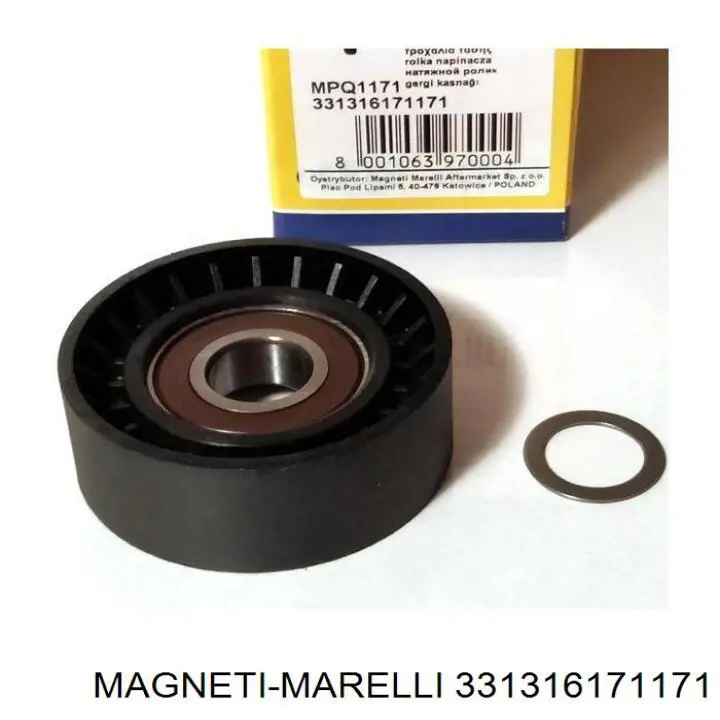 Comprar 331316171171 Magneti Marelli Polea tensora, correa poli V