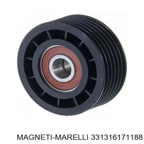 331316171188 Magneti Marelli rodillo, correa trapecial poli v