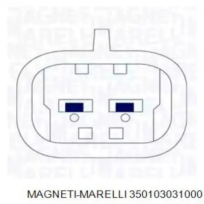 350103031000 Magneti Marelli mecanismo de elevalunas, puerta delantera izquierda