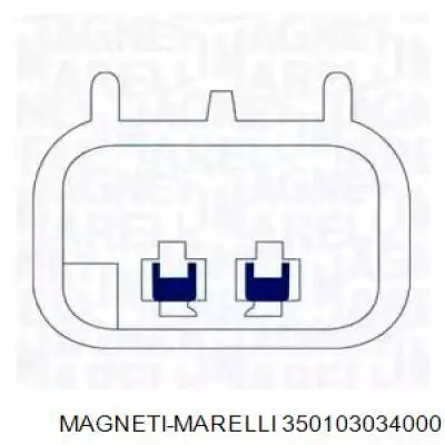 350103034000 Magneti Marelli mecanismo de elevalunas, puerta delantera izquierda