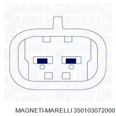 350103072000 Magneti Marelli mecanismo de elevalunas, puerta delantera derecha