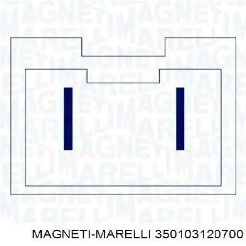 350103120700 Magneti Marelli mecanismo de elevalunas, puerta delantera izquierda