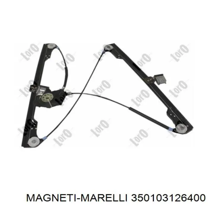 350103126400 Magneti Marelli mecanismo de elevalunas, puerta delantera derecha