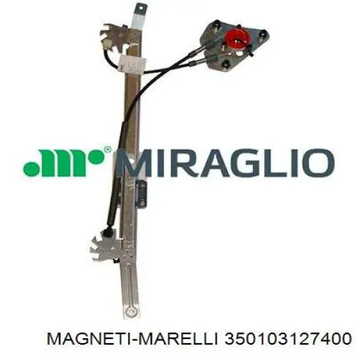 350103127400 Magneti Marelli mecanismo de elevalunas, puerta trasera derecha