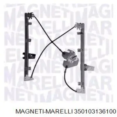 350103136100 Magneti Marelli mecanismo de elevalunas, puerta delantera derecha