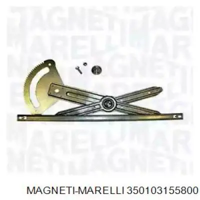 350103155800 Magneti Marelli mecanismo de elevalunas, puerta delantera derecha