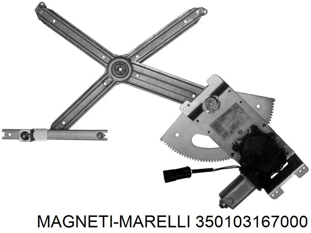Mecanismo de elevalunas, puerta delantera izquierda Opel Astra 51, 52, F35, M35