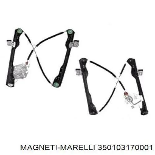 350103170001 Magneti Marelli mecanismo de elevalunas, puerta delantera izquierda