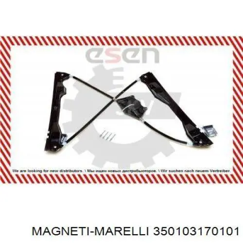 350103170101 Magneti Marelli mecanismo de elevalunas, puerta delantera izquierda