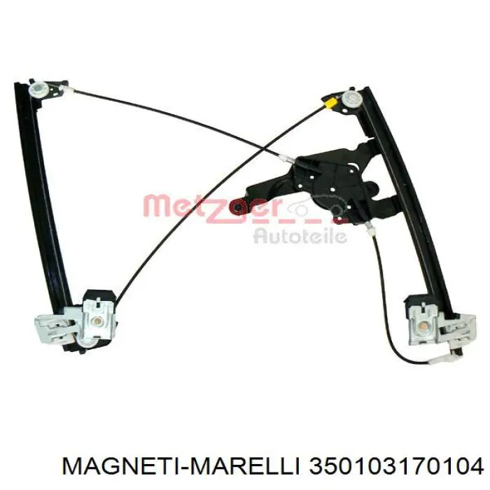 350103170104 Magneti Marelli mecanismo de elevalunas, puerta delantera derecha