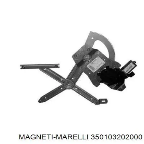 350103202000 Magneti Marelli mecanismo de elevalunas, puerta delantera derecha