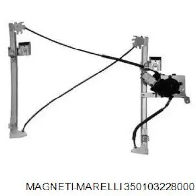 350103228000 Magneti Marelli mecanismo de elevalunas, puerta delantera derecha