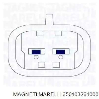 350103264000 Magneti Marelli mecanismo de elevalunas, puerta delantera derecha