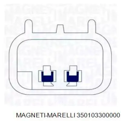 350103300000 Magneti Marelli mecanismo de elevalunas, puerta trasera derecha