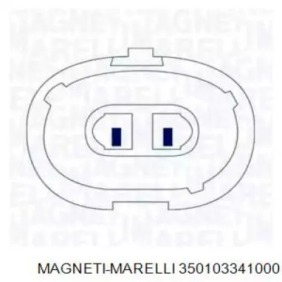 350103341000 Magneti Marelli mecanismo de elevalunas, puerta delantera izquierda