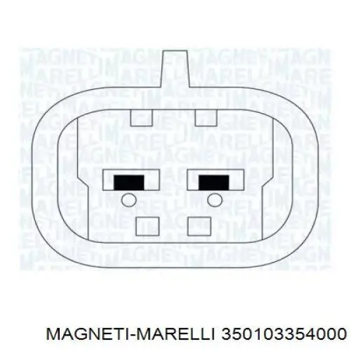 Mecanismo de elevalunas, puerta delantera derecha Magneti Marelli 350103354000