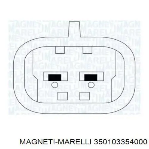 350103354000 Magneti Marelli mecanismo de elevalunas, puerta delantera derecha