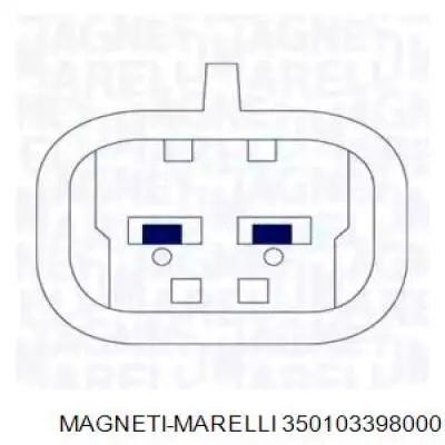 350103398000 Magneti Marelli mecanismo de elevalunas, puerta trasera derecha