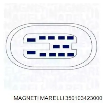 350103423000 Magneti Marelli mecanismo de elevalunas, puerta delantera izquierda