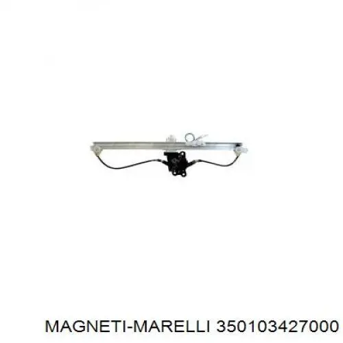 Mecanismo de elevalunas delantero izquierdo 350103427000 Magneti Marelli