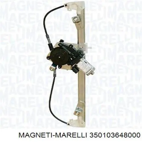 350103648000 Magneti Marelli mecanismo de elevalunas, puerta delantera derecha