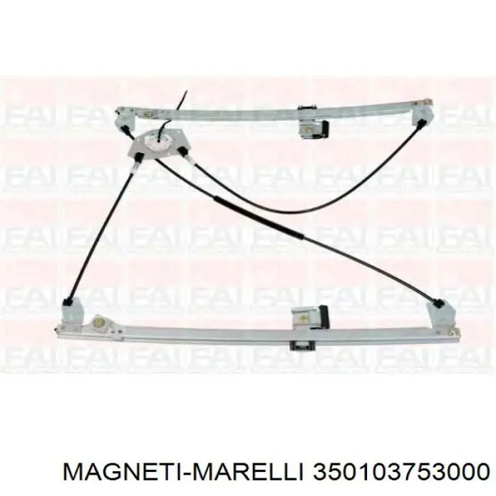 Mecanismo de elevalunas delantero izquierdo 350103753000 Magneti Marelli