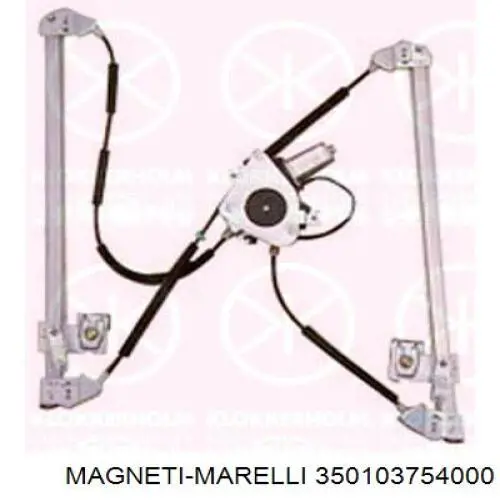 Mecanismo de elevalunas delantero derecha 350103754000 Magneti Marelli