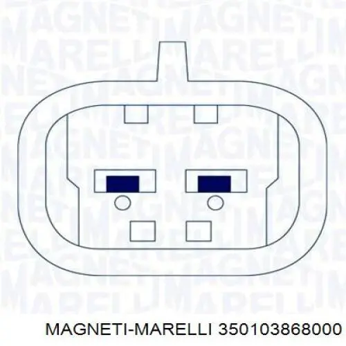 350103868000 Magneti Marelli mecanismo de elevalunas, puerta delantera derecha