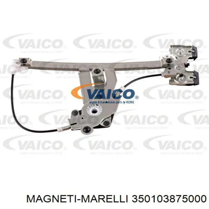 350103875000 Magneti Marelli mecanismo de elevalunas, puerta trasera izquierda