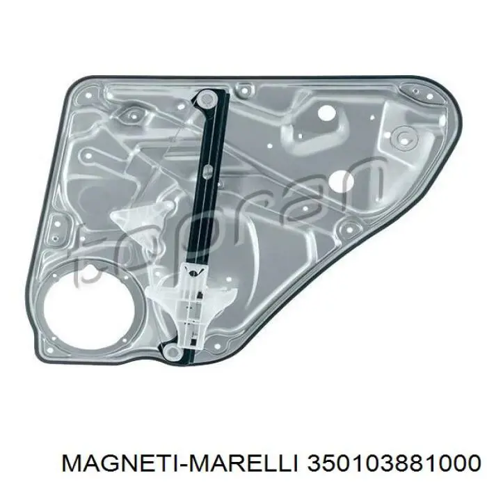 350103881000 Magneti Marelli mecanismo de elevalunas, puerta trasera izquierda