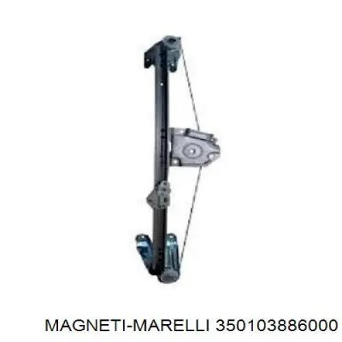 350103886000 Magneti Marelli mecanismo de elevalunas, puerta trasera derecha