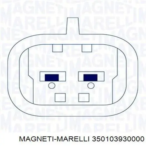 350103930000 Magneti Marelli mecanismo de elevalunas, puerta delantera derecha