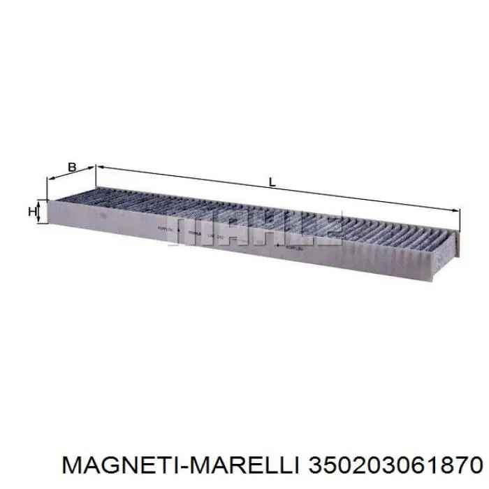 350203061870 Magneti Marelli filtro de habitáculo