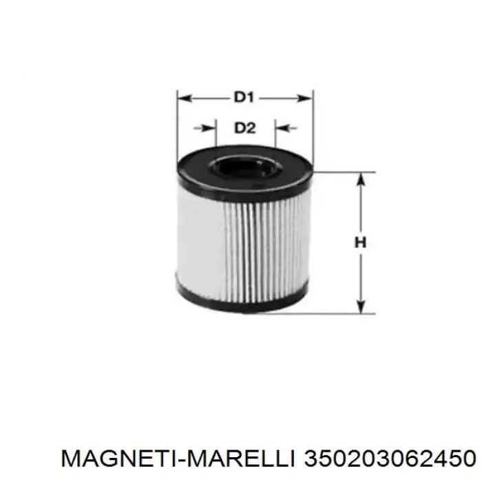 350203062450 Magneti Marelli filtro habitáculo