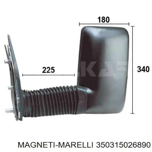 350315026890 Magneti Marelli espejo retrovisor izquierdo