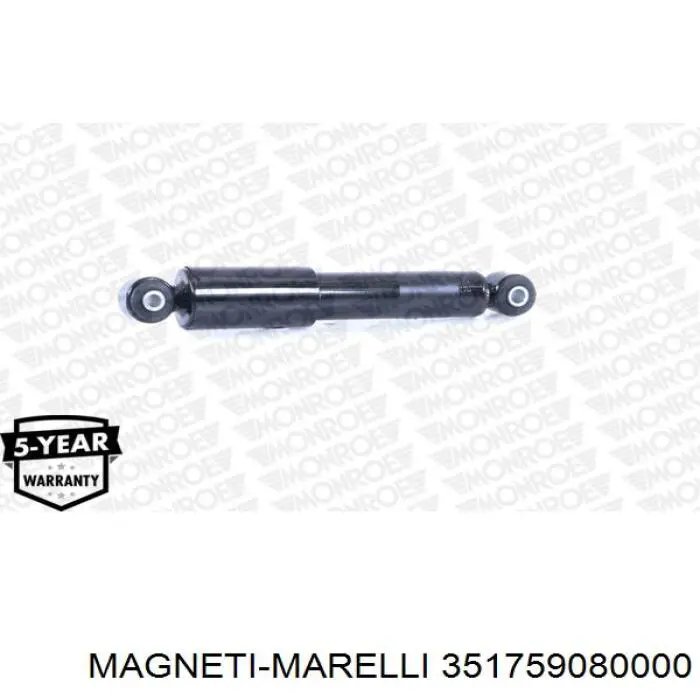 Amortiguador trasero 351759080000 Magneti Marelli