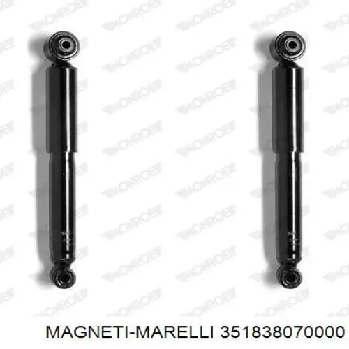 Amortiguador trasero Opel Astra 51, 52, F35, M35